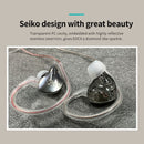 Kz edcx fone de ouvido intra-auricular com fio, monitor de música hifi, esporte,