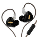 Kz edx fones de ouvido com fio com microfone dinâmico