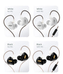 Kz edx fones de ouvido com fio com microfone dinâmico