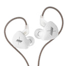 Kz edx fones de ouvido com fio com microfone dinâmico