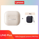 Lenovo-LP40 II Fones De Ouvido Sem Fio, LP40 Plus, TWS, Fones De Ouvido Bluetoot