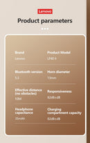 Lenovo-LP40 II Fones De Ouvido Sem Fio, LP40 Plus, TWS, Fones De Ouvido Bluetoot