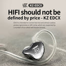 Kz edcx fone de ouvido intra-auricular com fio, monitor de música hifi, esporte,