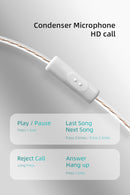 KZ EDX PRO Fones De Ouvido Dinâmicos HIFI Baixo Earbuds No Ear Monitor Esporte R