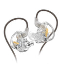 Kz edx fones de ouvido com fio com microfone dinâmico