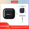 Lenovo-LP40 II Fones De Ouvido Sem Fio, LP40 Plus, TWS, Fones De Ouvido Bluetoot